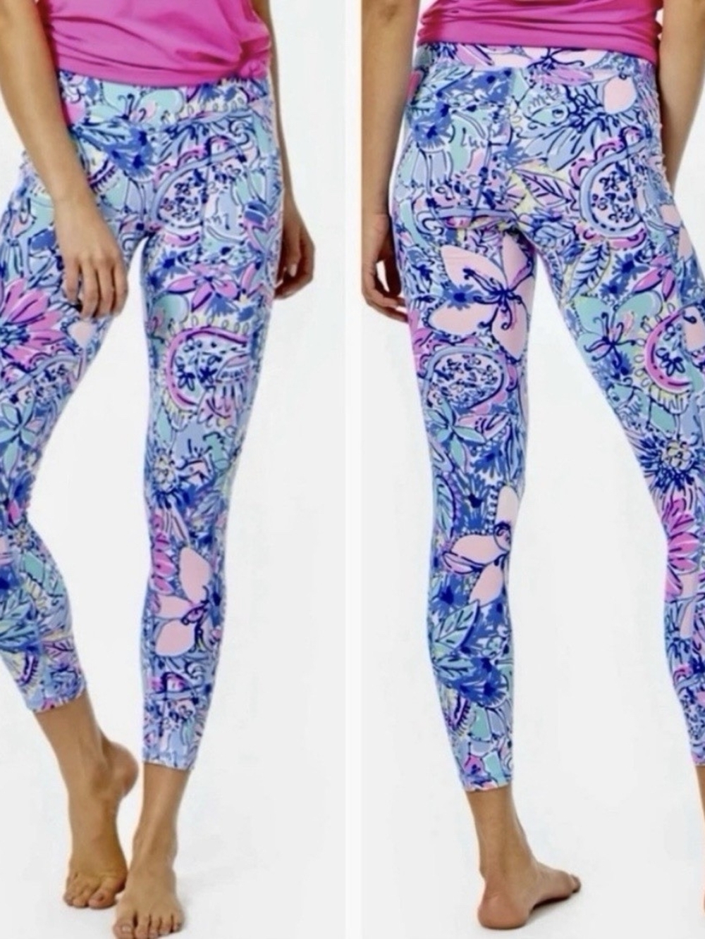 Lilly Pulitzer Luxletic Weekender High Rise Legging Pop Up Got Your Back